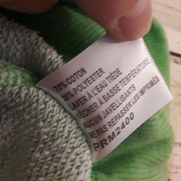 Lime Green Spartan Wide Neck Sweater - Picture 5 of 6